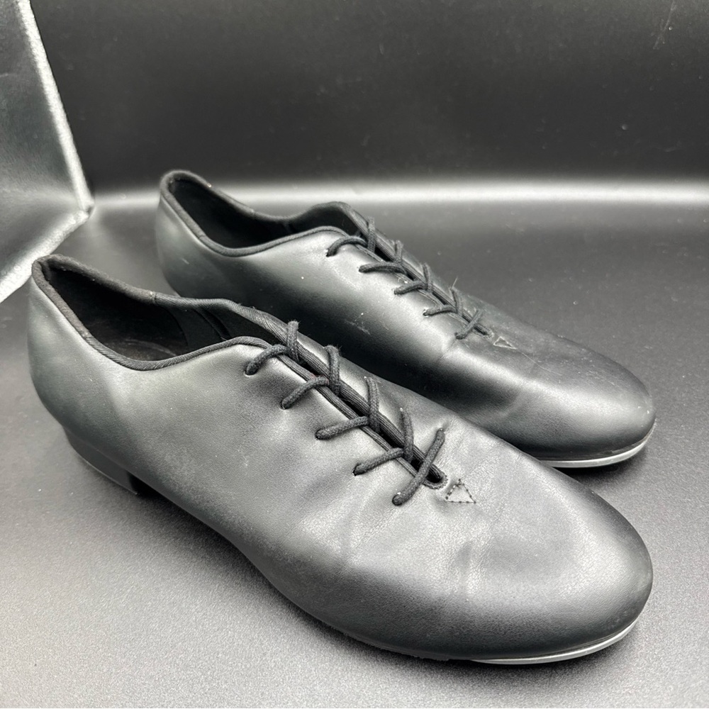 So Danca Torrin TA05 Adult Vegan Oxford Lace Up Tap Shoe M Black 11.5 L